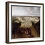 View of the Grand Trianon from the Avenue-Pierre-Denis Martin II-Framed Giclee Print