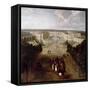 View of the Grand Trianon from the Avenue-Pierre-Denis Martin II-Framed Stretched Canvas