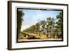 'View of the Grand Walk etc in Vauxhall Gardens taken from the Entrance', London, c1760-Edward Rooker-Framed Giclee Print