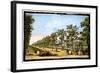 'View of the Grand Walk etc in Vauxhall Gardens taken from the Entrance', London, c1760-Edward Rooker-Framed Giclee Print