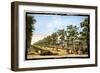 'View of the Grand Walk etc in Vauxhall Gardens taken from the Entrance', London, c1760-Edward Rooker-Framed Giclee Print