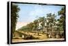 'View of the Grand Walk etc in Vauxhall Gardens taken from the Entrance', London, c1760-Edward Rooker-Stretched Canvas