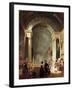 View of the Grande Galerie of the Louvre, 1841-Patrick Allan-fraser-Framed Giclee Print