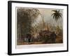 View of the Great Dagon Pagoda and Adjacent Scenery Taken on the Eastern Road from Rangoon-Joseph Moore-Framed Giclee Print