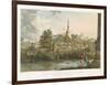 View of the Great Dagon Pagoda at Rangoon from the West, Engraved by Henry Pyall (1795-1833)…-Joseph Moore-Framed Giclee Print