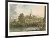 View of the Great Dagon Pagoda at Rangoon from the West, Engraved by Henry Pyall (1795-1833)…-Joseph Moore-Framed Giclee Print