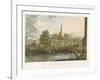 View of the Great Dagon Pagoda at Rangoon from the West, Engraved by Henry Pyall (1795-1833)…-Joseph Moore-Framed Giclee Print