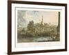 View of the Great Dagon Pagoda at Rangoon from the West, Engraved by Henry Pyall (1795-1833)…-Joseph Moore-Framed Giclee Print