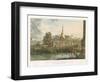 View of the Great Dagon Pagoda at Rangoon from the West, Engraved by Henry Pyall (1795-1833)…-Joseph Moore-Framed Giclee Print