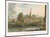 View of the Great Dagon Pagoda at Rangoon from the West, Engraved by Henry Pyall (1795-1833)…-Joseph Moore-Mounted Giclee Print