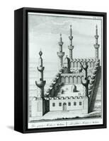 View of the Great Mosque at Medina before the Desecration of the Tombs by the Wahhabi Sect, from…-null-Framed Stretched Canvas