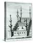 View of the Great Mosque at Medina before the Desecration of the Tombs by the Wahhabi Sect, from…-null-Stretched Canvas