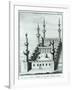 View of the Great Mosque at Medina before the Desecration of the Tombs by the Wahhabi Sect, from…-null-Framed Giclee Print