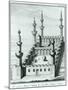 View of the Great Mosque at Medina before the Desecration of the Tombs by the Wahhabi Sect, from…-null-Mounted Giclee Print