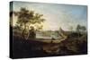 View of the Great Palace in Oranienbaum, 1758-Friedrich Hartmann Barisien-Stretched Canvas