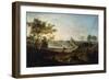 View of the Great Palace in Oranienbaum, 1758-Friedrich Hartmann Barisien-Framed Giclee Print