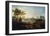 View of the Great Palace in Oranienbaum, 1758-Friedrich Hartmann Barisien-Framed Giclee Print