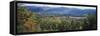 View of the Great Smoky Mountains, Cades Cove, Tennessee, USA-Walter Bibikow-Framed Stretched Canvas