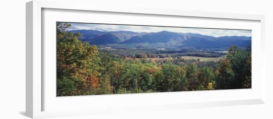 View of the Great Smoky Mountains, Cades Cove, Tennessee, USA-Walter Bibikow-Framed Photographic Print