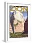 View of the Great White Throne, Zion National Park, Utah-Lantern Press-Framed Art Print