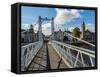 View of the Greig Street Bridge, Inverness, Highlands, Scotland, United Kingdom, Europe-Karol Kozlowski-Framed Stretched Canvas
