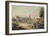 View of the Grimma Suburb, Leipzig, 1813-John Augustus Atkinson-Framed Giclee Print