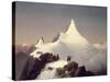 View of the Grossglocker Mountain-Marcus Pernhart-Stretched Canvas