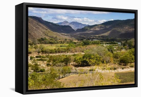 View of the Guayabo Valley Where the Coco River Opens Out Below the Famous Somoto Canyon-Rob Francis-Framed Stretched Canvas