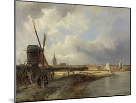 View of the Hague, Cornelis Springer-Cornelis Springer-Mounted Art Print