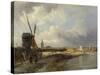 View of the Hague, Cornelis Springer-Cornelis Springer-Stretched Canvas