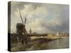 View of the Hague, Cornelis Springer-Cornelis Springer-Stretched Canvas