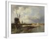 View of the Hague, Cornelis Springer-Cornelis Springer-Framed Art Print