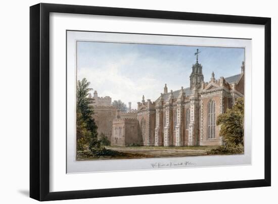 View of the Hall at Lambeth Palace, London, 1831-John Chessell Buckler-Framed Giclee Print