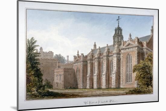 View of the Hall at Lambeth Palace, London, 1831-John Chessell Buckler-Mounted Giclee Print