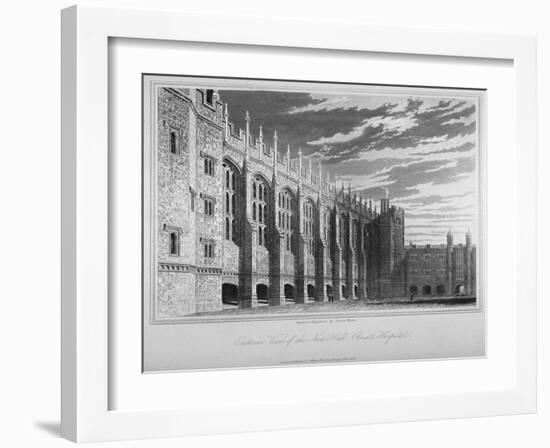 View of the Hall, Christ's Hospital, City of London, 1833-Henry Shaw-Framed Giclee Print