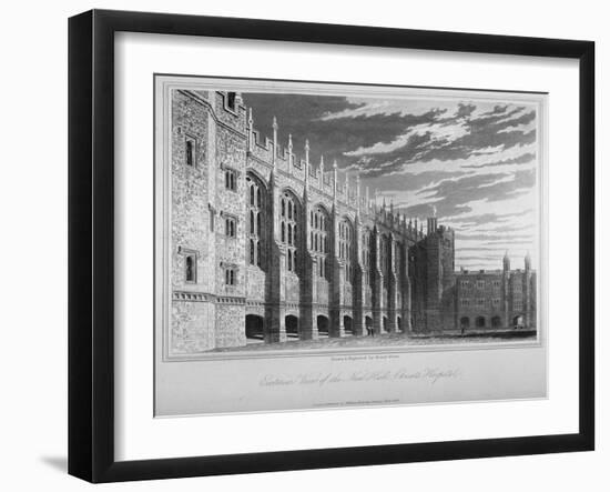 View of the Hall, Christ's Hospital, City of London, 1833-Henry Shaw-Framed Giclee Print