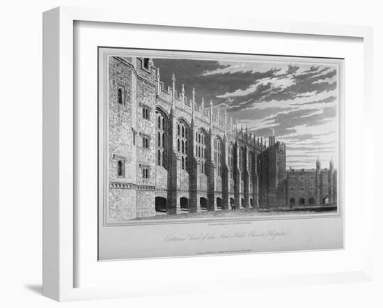 View of the Hall, Christ's Hospital, City of London, 1833-Henry Shaw-Framed Giclee Print