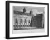 View of the Hall of Christ's Hospital, City of London, 1812-William Woolnoth-Framed Giclee Print