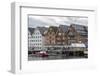 View of the Harbor in Tromso, known as the Gateway to the Arctic, Norway, Scandinavia, Europe-Michael Nolan-Framed Photographic Print