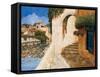 View of the Harbor-Gilles Archambault-Framed Stretched Canvas