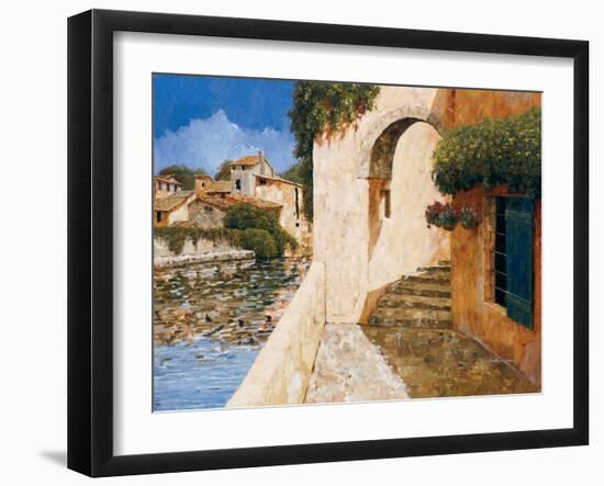 View of the Harbor-Gilles Archambault-Framed Art Print