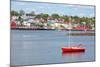 View of the Harbour and Waterfront of Lunenburg, Nova Scotia, Canada. Lunenburg is a Historic Port-onepony-Mounted Photographic Print