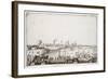 View of the Harbour of La Rochelle with Galleons Firing a Salute-Jacques Callot-Framed Giclee Print