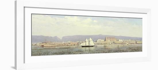 View of the Harbour, Palma-Ricardo Ankermann y Riera-Framed Giclee Print