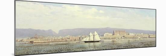 View of the Harbour, Palma-Ricardo Ankermann y Riera-Mounted Giclee Print