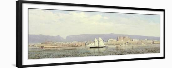 View of the Harbour, Palma-Ricardo Ankermann y Riera-Framed Premium Giclee Print