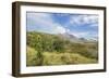 View of the Haze around the Peak of Soufriere Hills Volcano, Montserrat, Leeward Islands-Roberto Moiola-Framed Photographic Print