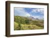 View of the Haze around the Peak of Soufriere Hills Volcano, Montserrat, Leeward Islands-Roberto Moiola-Framed Photographic Print