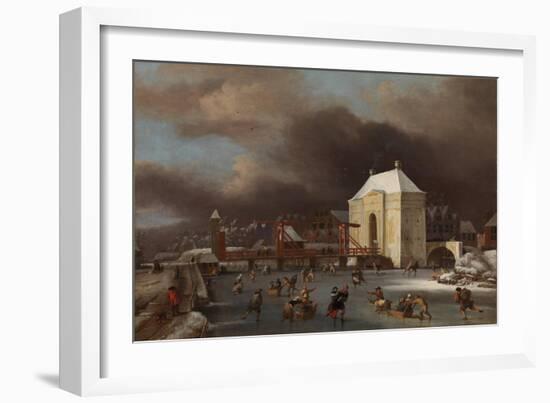 View of the Heiligewegspoort in Amsterdam-Jan van Kessel-Framed Giclee Print