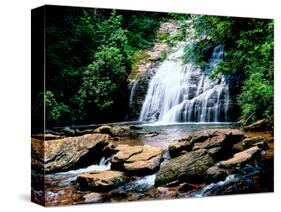 View of the Helton Creek Falls, Chattahoochee-Oconee National Forest, Georgia, USA-null-Stretched Canvas